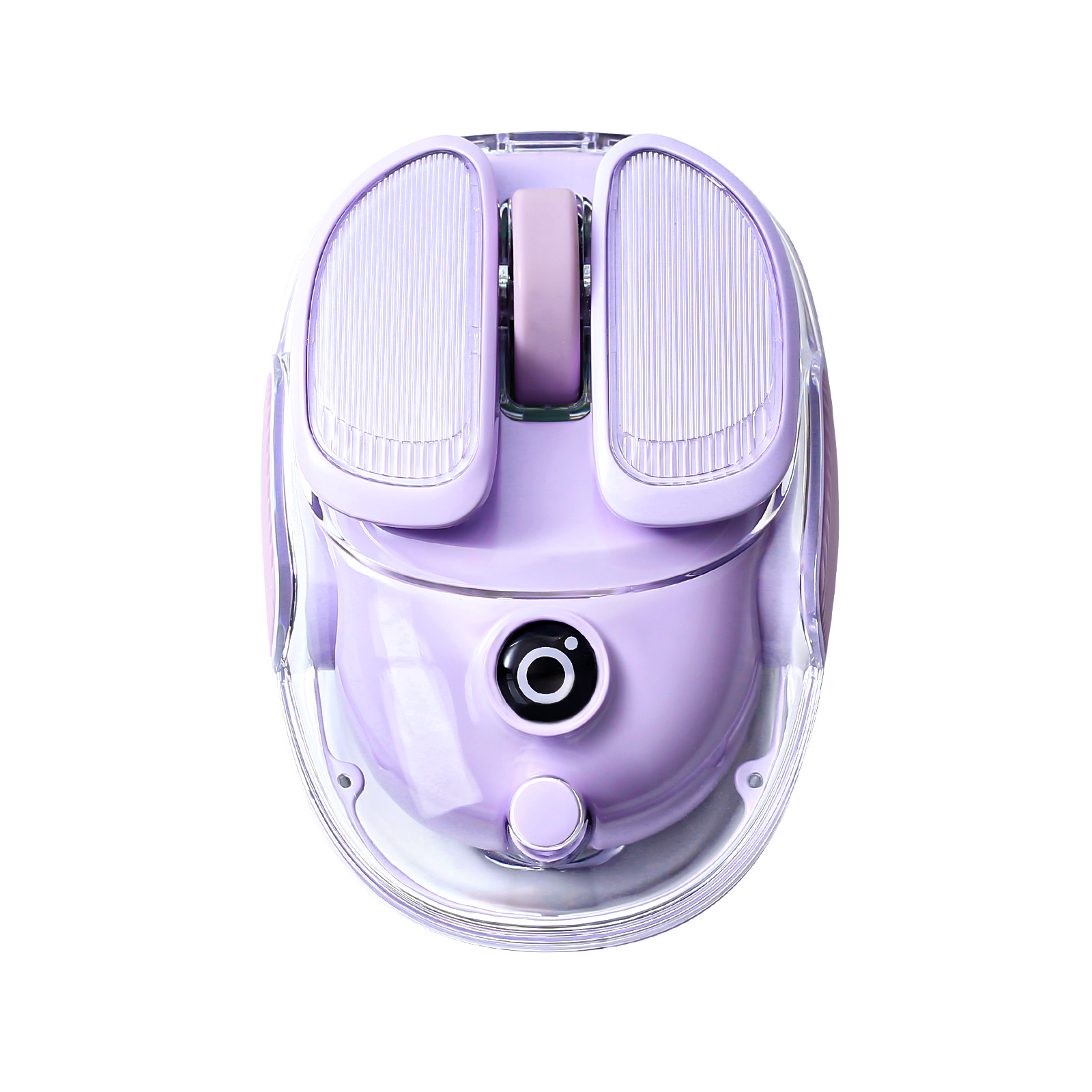 Tradescantia Purple - EWEADN Q9 Lila kabellose RGB-Maus, durchscheinende