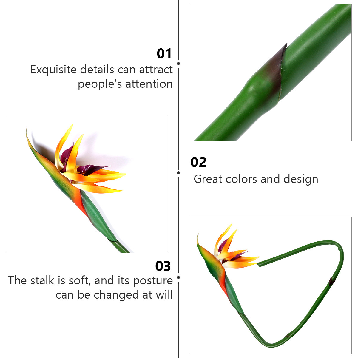 Künstliche Strelitzie-Pflanze, – Bird Paradise Strelitzia Bewertung und Preis